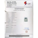 Load image into Gallery viewer, 4.57/CT Natural Blue Sapphire with Govt Lab Certificate-BLUSA9V