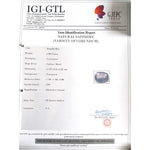 Load image into Gallery viewer, 6.80/CT Natural Blue Sapphire with Govt Lab Certificate-BLUSA9U