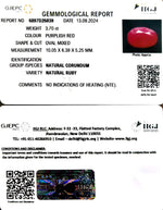 Load image into Gallery viewer, 3.70/CT Natural Mozambique Ruby with Govt. Lab Certificate-23310