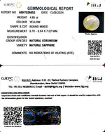Load image into Gallery viewer, 4.95/CT Natural Ceylonese Pukhraj with Govt Lab Certificate-4551