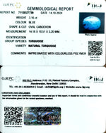 Load image into Gallery viewer, 3.16/CT Natural Turquoise With Govt. Lab Certificate-1221