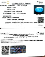 Load image into Gallery viewer, 4.50/CT Natural Turquoise With Govt. Lab Certificate-1221