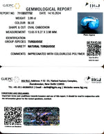 Load image into Gallery viewer, 3.99/CT Natural Turquoise With Govt. Lab Certificate-1221