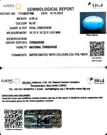 Load image into Gallery viewer, 4.09/CT Natural Turquoise With Govt. Lab Certificate-1221