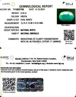 Load image into Gallery viewer, 9.44/CT Natural Panna Stone with Govt. Lab Certificate-2331