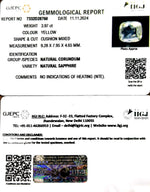 Load image into Gallery viewer, 3.97/CT Natural Ceylonese Pukhraj with Govt Lab Certificate-34410