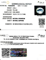 Load image into Gallery viewer, 3.98/CT Natural Ceylonese Pukhraj with Govt Lab Certificate-23310