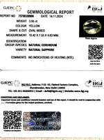 Load image into Gallery viewer, 3.95/CT Natural Ceylonese Pukhraj with Govt Lab Certificate-23310