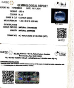 Load image into Gallery viewer, 4.90/CT Natural Blue Sapphire with Govt Lab Certificate-8991