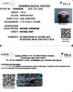 Load image into Gallery viewer, 7.46/CT Natural Cabochon Ruby with Govt. Lab Certificate-1665