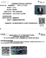 Load image into Gallery viewer, 3.76/CT Natural Scapolite Cat's Eye with Govt. Lab Certificate-1221