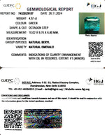 Load image into Gallery viewer, 4.97/CT Natural Panna Stone with Govt. Lab Certificate-23310