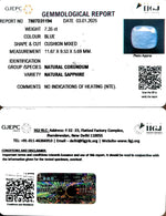 Load image into Gallery viewer, 7.35/CT Natural Blue Sapphire with Govt Lab Certificate-6771