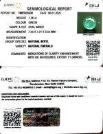 Load image into Gallery viewer, 1.36/CT Natural Panna Stone with Govt. Lab Certificate-12210
