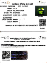 Load image into Gallery viewer, 6.67/CT Natural Peridot With Govt. Lab Certificate-5661