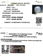 Load image into Gallery viewer, 6.34/CT Natural Blue Sapphire with Govt Lab Certificate-6771