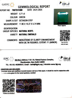 Load image into Gallery viewer, 5.71/CT Natural Panna Stone with Govt. Lab Certificate-4551