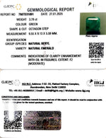 Load image into Gallery viewer, 3.78/CT Natural Panna Stone with Govt. Lab Certificate-8991