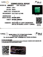 Load image into Gallery viewer, 2.99/CT Natural Panna Stone with Govt. Lab Certificate (3441)