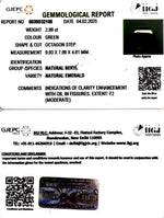 Load image into Gallery viewer, 2.89/CT Natural Panna Stone with Govt. Lab Certificate (45510)