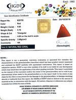 Load image into Gallery viewer, 4.65/CT Natural Triangular Red Coral-1054