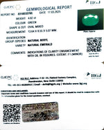 Load image into Gallery viewer, 4.82/CT Natural Panna Stone with Govt. Lab Certificate