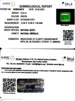Load image into Gallery viewer, 8.24/CT Natural Panna Stone with Govt. Lab Certificate