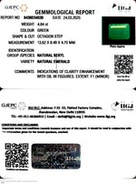 Load image into Gallery viewer, 4.84/CT Natural Panna Stone with Govt. Lab Certificate