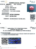 Load image into Gallery viewer, 4.76/CT Natural Ruby with Govt. Lab Certificate