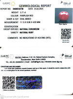 Load image into Gallery viewer, 5.77/CT Natural Ruby with Govt. Lab Certificate
