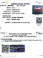 Load image into Gallery viewer, 8.38/CT Natural Ruby with Govt. Lab Certificate