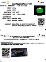 Load image into Gallery viewer, 5.74/CT Natural Panna Stone with Govt. Lab Certificate