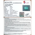 Load image into Gallery viewer, 3.21 Ratti Natural Panna Stone with Govt. Lab Certificate (8100)