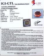Load image into Gallery viewer, 7.91 Ratti Natural Hessonite with Govt. Lab Certificate-(1221)