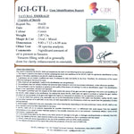 Load image into Gallery viewer, 2.87/CT Natural Emerald Stone with Govt. Lab Certificate (12210)