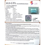 Load image into Gallery viewer, 1.62 Ratti Natural Panna Stone with Govt. Lab Certificate (6100)