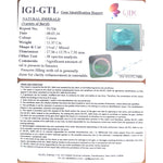 Load image into Gallery viewer, 11.37/CT Natural Panna Stone with Govt. Lab Certificate (8991)