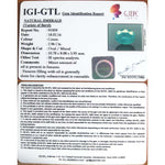 Load image into Gallery viewer, 3.29 Ratti Natural Panna Stone with Govt. Lab Certificate (23310)