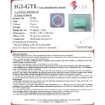 Load image into Gallery viewer, 3.59 Ratti Natural Panna Stone with Govt. Lab Certificate (3100)