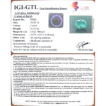 Load image into Gallery viewer, 3.50 Ratti Natural Panna Stone with Govt. Lab Certificate (23310)