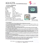 Load image into Gallery viewer, 3.35 Ratti Natural Panna Stone with Govt. Lab Certificate (12210)