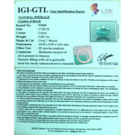 Load image into Gallery viewer, 3.03/CT Natural Emerald Stone with Govt. Lab Certificate (12210)