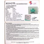 Load image into Gallery viewer, 3.10 Ratti Natural Panna Stone with Govt. Lab Certificate (34410)