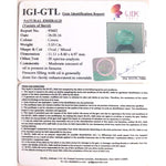 Load image into Gallery viewer, 3.53/CT Natural Panna Stone with Govt. Lab Certificate (6771)