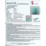 Load image into Gallery viewer, 7.47 Ratti Natural Panna Stone with Govt. Lab Certificate (6100)