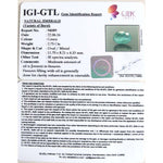 Load image into Gallery viewer, 3.06 Ratti Natural Panna Stone with Govt. Lab Certificate (8100)