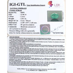 Load image into Gallery viewer, 3.54/CT Natural Panna Stone with Govt. Lab Certificate (6771)