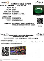 Load image into Gallery viewer, 4.64/CT Natural Panna Stone with Govt. Lab Certificate (8991)