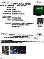 Load image into Gallery viewer, 4.55/CT Natural Panna Stone with Govt. Lab Certificate (6771)