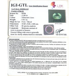 Load image into Gallery viewer, 3.71 Ratti Natural Panna Stone with Govt. Lab Certificate (34410)